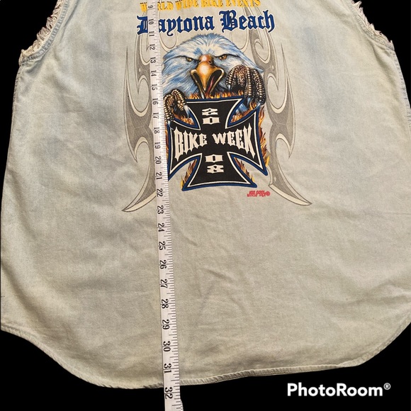 Biker Design Daytona Beach Bike Week 2008 Sleeveless - Picture 3 of 3